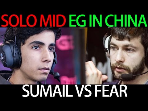 EG SumaiL vs EG Fear Midlaner vs Coach China Server Practice Before DAC