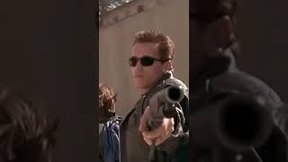 Only Arnold Schwarzenegger is allowed to look at explosions 💥 #Terminator2