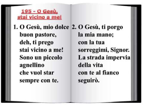 195 O Gesù, stai vicino a me! - Innario Chiesa Cristiana Avventista del Settimo Giorno 2014