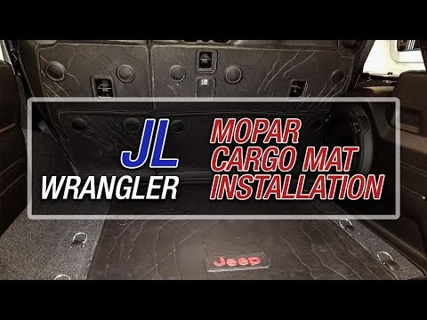 Jeep Wrangler JL Mopar Cargo Liner - Leather Trim