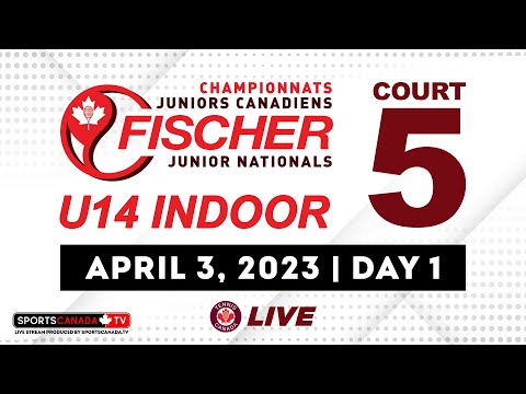2023 Tennis Canada Fischer U14 Indoor National Championships 🎾 Court 5 [April 3, 2023]