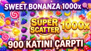 SWEET BONANZA 1000x 🍭 SUPER SCATTER 🍭900 KATINI ÇARPTI 🍭gates of olympus 1000 tü