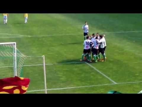 Gol de Javi Soria (Racing 1-0 Burgos) 06/04/2014