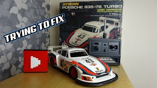 1980s RC PORSCHE 935-78 Turbo Car Broken - Can I FIX it?