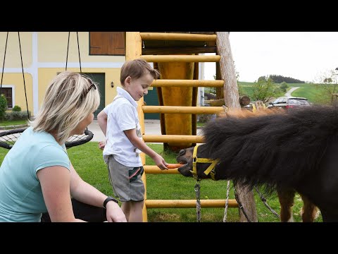 Junior David erzählt Kindern vom Ferienhof Turmkeller | Hofgschichtn aus Oberösterreich