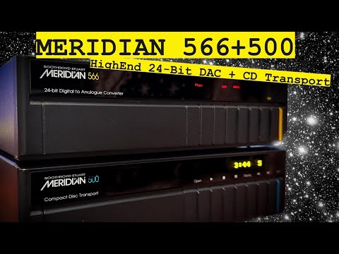 MERIDIAN 500 & 566 🌈RaRe🌈 CD Transport 24-Bit DAC Stereo High-End Bundle image 7