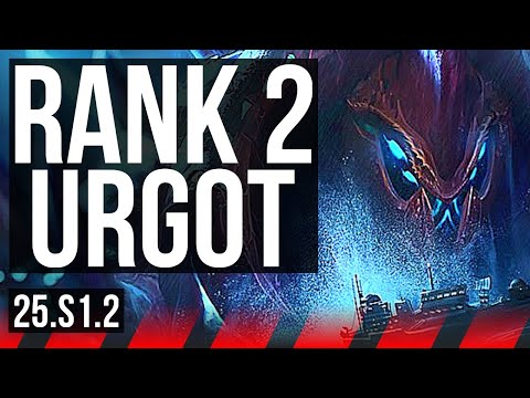 URGOT vs RENEKTON (TOP) | Rank 2 Urgot, 1000+ games | NA Challenger | 25.S1.2