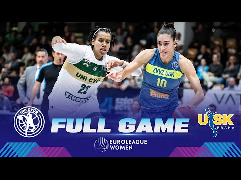 Serco UNI Gyor v ZVVZ USK Praha | Full Basketball Game | EuroLeague Women 2023-24