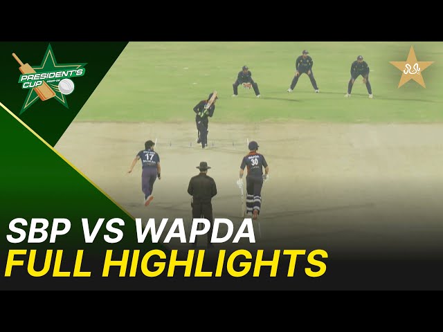 Full Highlights | SBP vs Wapda | President’s Cup Grade I 2025-26 | PCB | M2V1S