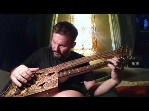 Cigar Box Style Harp Guitar - Deepseed Guitars demo of the Reckoning