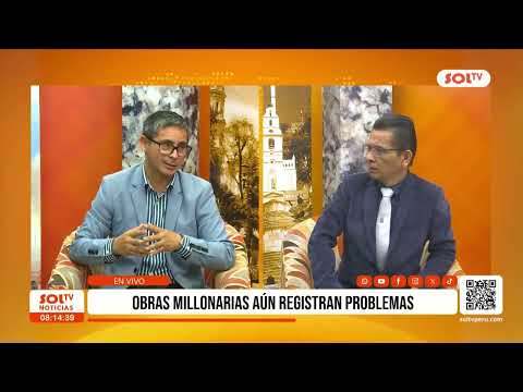 La Libertad: obras millonarias aún registran problemas- entrevista a Rogger Ruiz
