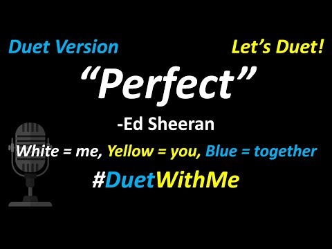 Ed Sheeran - Perfect (Duet Version) | Sing With Me | Female Key