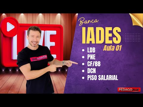 BANCA IADES - 50 QUESTÕES COMENTADAS - AULA 01