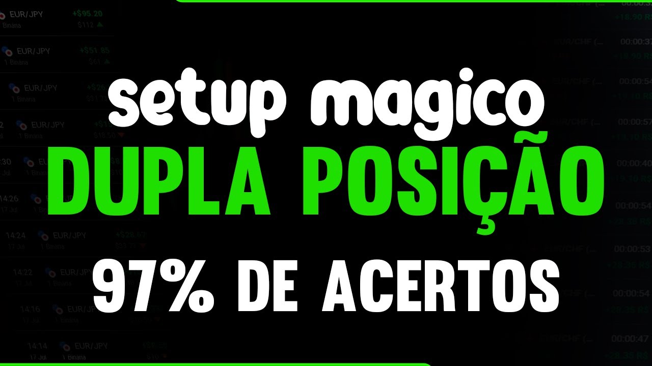DUPLA POSIÇÃO: MELHOR SETUP DA LÓGICA DO PREÇO - 97% DE ACERTOS