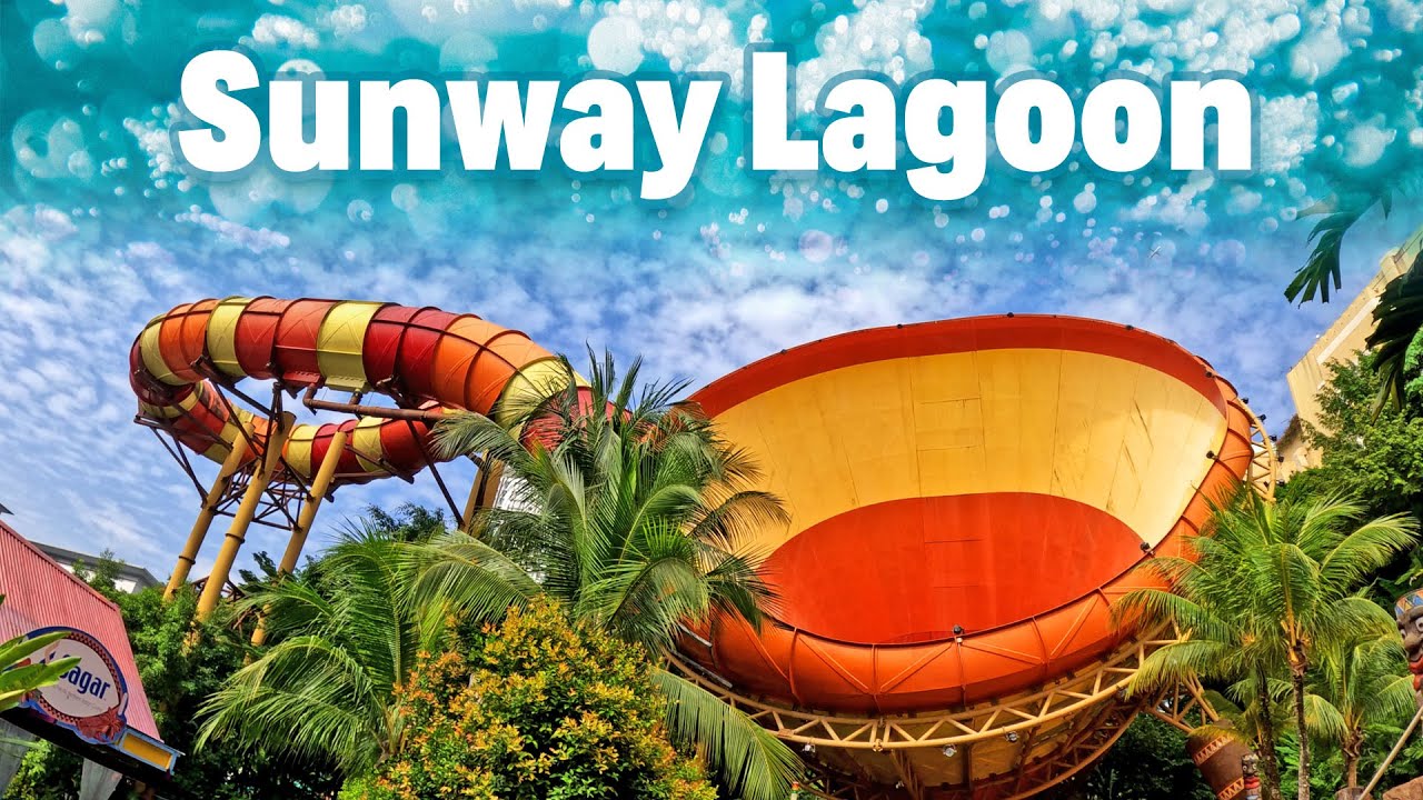 Experience exhilarating slides at the renowned Sunway Lagoon Theme Park!