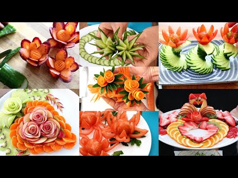 Super Fruits Decoration Ideas - Fruits Plate Decoration !