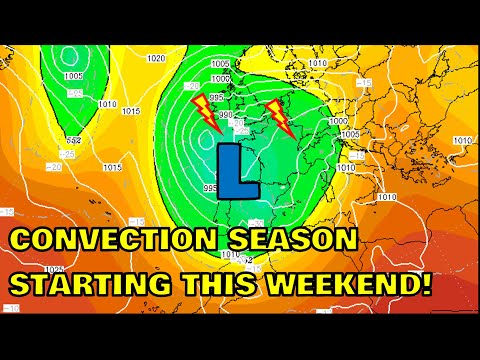 Convection Season Starting as Low Pressure Dominates! 16th March 2023