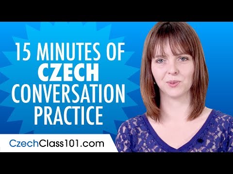 15 Minutes of Czech Conversation Practice - Improve Speaking Skills