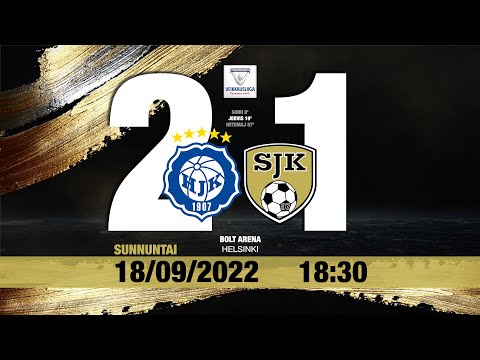 Videokooste HJK -  SJK 18.9.  2022