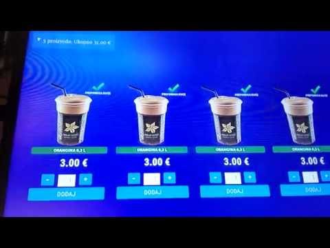 Touch screen menu (new version)