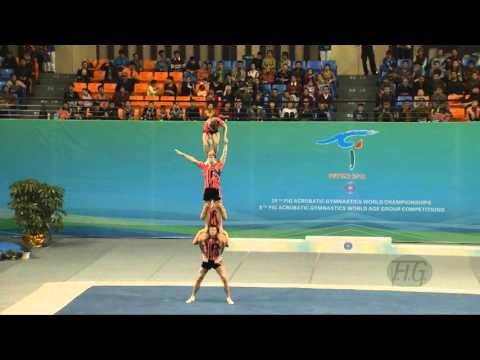 Russia (RUS) -  2016 Acrobatic Worlds, Putian City (CHN) Combined  Men's Group