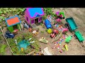 DIY How To Make 2Village House With Cardboard I Pond Water I Science Project I Ashton Creative