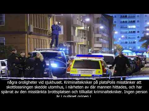 Man skadad i skottlossning i malmö