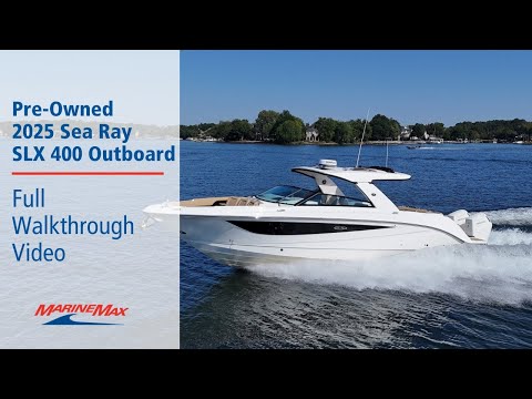 2025 Sea Ray SLX 400 Outboard Video