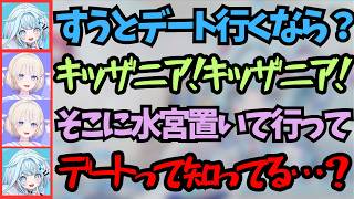 すうちゃんとデートに行くなら？の質問に斜め上の回答をするばんちょー【ホロライブ切り抜き/水宮枢/轟はじめ】