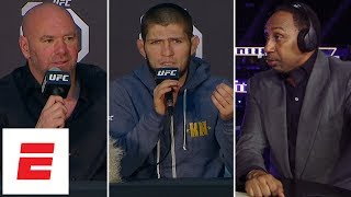 Stephen A., Khabib Nurmagomedov, Dana White react to UFC 229 post-fight brawl