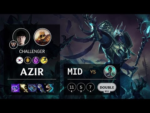 Azir Mid vs Karma - KR Challenger Patch 10.7