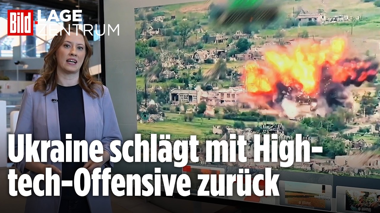 „Operation Vivaldi“ drängt Putins Truppen zurück: Ukraine befreit 270 km² | BILD Lagezentrum