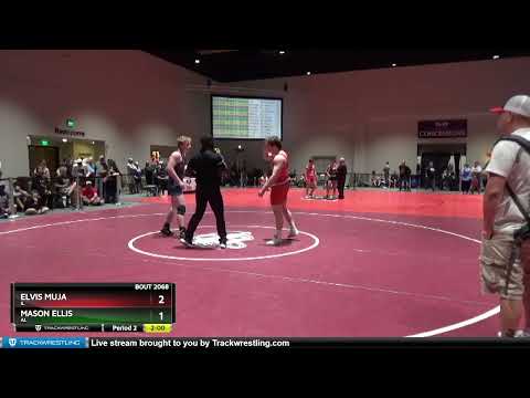 195 Lbs Round 1 - Elvis Muja, IL Vs Mason Ellis, AL A5dd