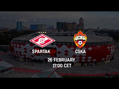 Spartak vs CSKA | 26 February | RPL 2021/22