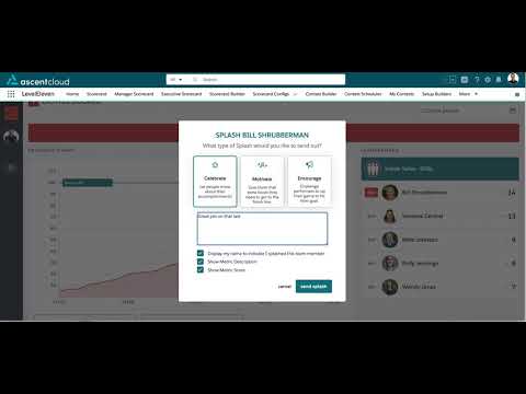 Sending Custom Splashes from LevelEleven's Leaderboard