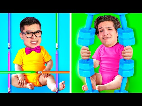 Fico Vs Nerd - Cibo Sano Vs Fast Food | Come intrufolare il cibo - Lotte tra fratelli su La La Vita