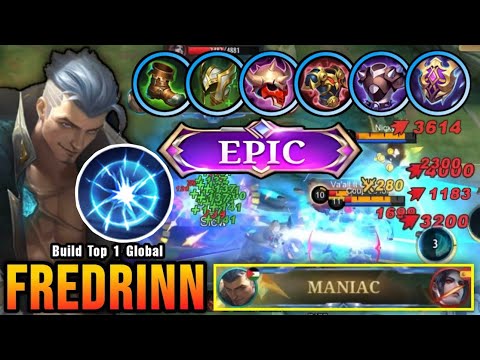 Deadly & Tanky!! Best Kills Fredrinn Tank Build Almost SAVAGE!! - Build Top 1 Global Fredrinn ~ MLBB
