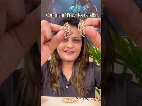 Golden Leaf AD Choker Set with Maang Tikka