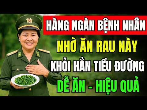 Người tiểu đường : 6 Loại Rau Hút Đường Trong Máu – Ổn định đường huyết mà không cần thuốc
