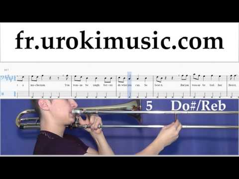 Cours de Trombone Michael Jackson - Beat It Tuto Partitions Partie#2 um-i829