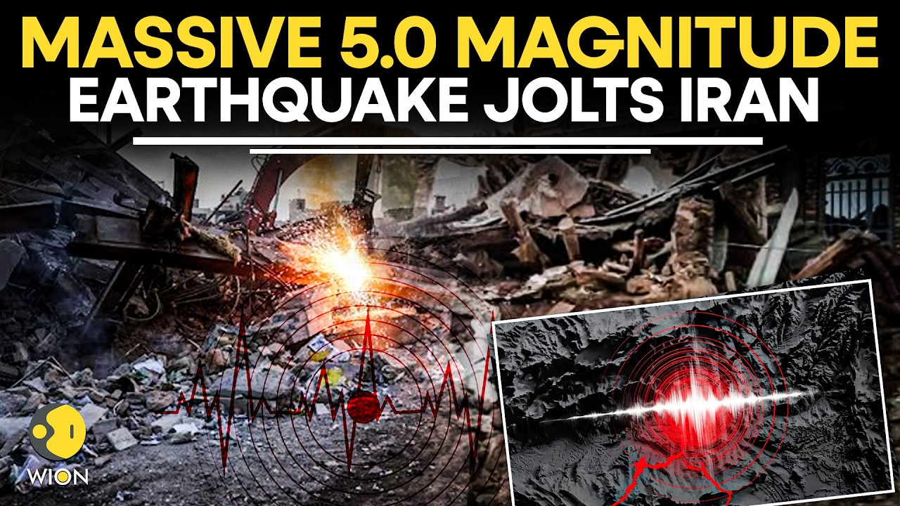 Iran Earthquake: Massive 5.0 Earthquake Rocks Iran as US War Escalates | WION