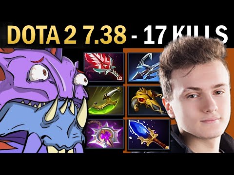 Slardar Gameplay Miracle with 17 Kills and Nullifier - Dota 2 7.38
