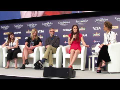 ESCKAZ in Kyiv: Lucie Jones (UK) press-conference
