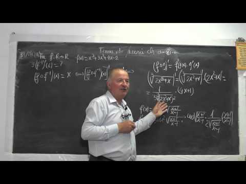 Lect 982 Compunerea functiilor Conditii pentru existenta inversei Continuitate Derivabilitate Cls 11