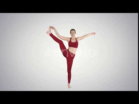 Young yogi woman practicing yoga concept Variation | Stock Footage - Videohive