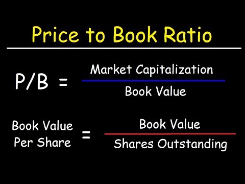How To Calculate The Book Value Per Share & Price to Book (P/B) Ratio Using Market Capitalization Video