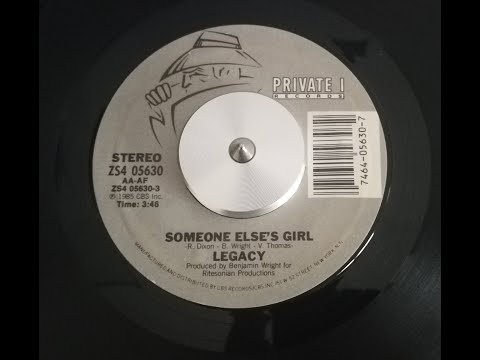 Legacy -  Someone Else's Girl (1985) [Electrofunk] HQ