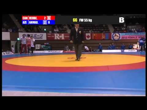 FW 55KG Tonya Verbeek (CAN) - S. Ahmadli (AZE)