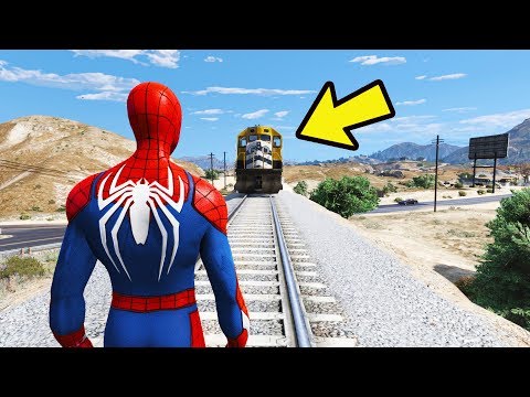 A teia do Spider-man pode Segura o Trem do GTA 5?