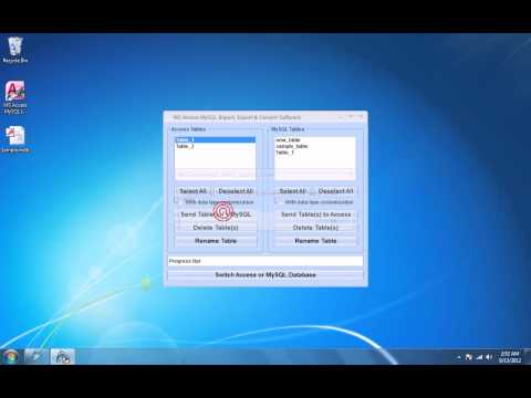 MS Access MySQL Import, Export & Convert Software